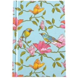 Notebook C/Land A6 Casebound Blue Bird Ruled 100Lf