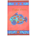Travel Diary C/Land 170X105Mm Casebound Mosaic Fish Design 72 Shts