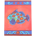 Notebook C/Land A5 Casebound Ruled Mosaic Fish Design 100 Shts