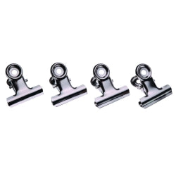 Letter Clips Esselte 31Mm Chrome Bx144