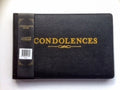 Condolence Book Ozcorp Black 64 Sheets