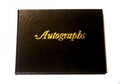 Autograph  Book C/Land 105X145 H/C Black L/Grain Cover 80P