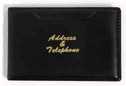 Address Book C/Land 174X85 Gold Corners