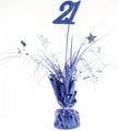 Centrepiece Weights Alpen Number 21 Blue