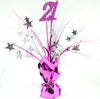 Centrepiece Weights Alpen Number 21 Pink