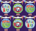 Badges Alpen Small Birthday Boy 6 Asstd