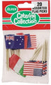 Toothpicks Alpen  Flags Assorted P20