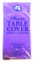 Table Cover Plastic Alpen 137X274Cm Purple