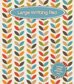 Writing Pad Ozcorp Large Pad Leaves Pattern 50 Sheets