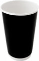 Cup Hot Drink Capri 8Oz Cool Wall Hot Paper Black Pk25