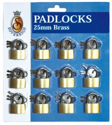 Padlocks Brass 25Mm