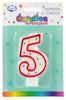 Candles Alpen Numerals No.5