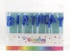 Candle Alpen Happy Birthday Picks Blue/White
