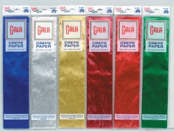 Crepe Paper Gala Metallic Blue