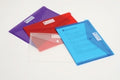 Document Wallet Marbig A4 Button Blue