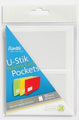 Business Card Pocket U-Stik 59X94Mm S/Side Opening 10'S