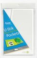 Filing Pocket U-Stik 217X130Mm Angled 8'S