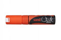Marker Chalk Uni 8Mm Chisel Tip Fluoro Orange