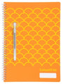 Notebook Colourhide A4 Designer Orange Scales 120Pg
