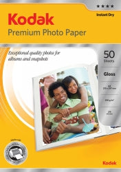 Paper Photo Kodak A4 Premium Gloss 240Gsm Pk50