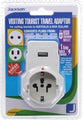 Travel Adaptor Inbound Visitor+Usb Suits From Eu,Usa,Asia, & More