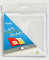 Cd/Dvd Pockets U-Stik 125X125Mm Square With Flap 10'S