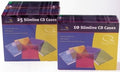 Cd Jewel Cases Magmedia Slimline Coloured 10'S
