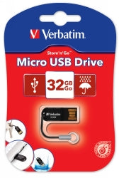 Usb Drive Verbatim Micro Store'N'Go 32Gb