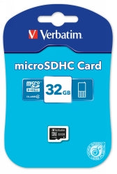 Memory Card Verbatim Micro Sdhc 32Gb