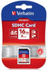 Memory Card Verbatim Class 10 Sdhc 16Gb