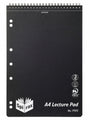 Lecture Pad Spirax A4 P905 Pp T/O Black 140Pg