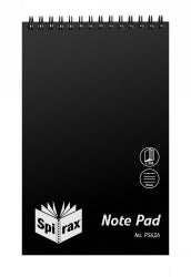 Spirax Note Book P563A PP T/O 200PG Black - Pk of 20
