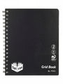 Grid Book Spirax P592G PP S/O 240Pg Black - Pack of 5