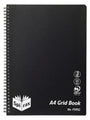 Grid Book Spirax P595G Pp A4 S/O 200Pg Black