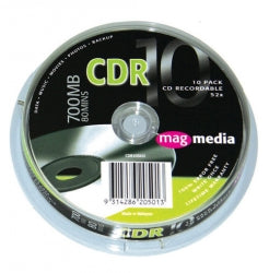 Cd-R Magmedia 80Min 700Mb Silo Pk10