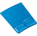 Mouse Pad Fellowes With Wrist Rest - Gel Clear Blue