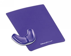 Mouse Pad & Gliding Palm Support Fellowes Purple