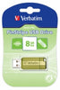USB Drive Verbatim Store'N'Go Pinstripe 8GB Green