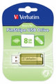 USB Drive Verbatim Store'N'Go Pinstripe 8GB Green