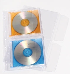 Cd Pocket C/Land A4 Pvc Clear