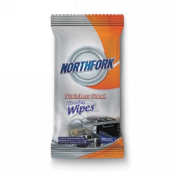 Cleaning Wipes Northfork Stainless Steel Pk50