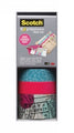 Tape Washi Scotch Expressions Travel & Cracked Pk3