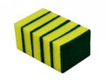 Scourer Sponge Italplast General Purpose 100X75Mm Green Yellow Pk5