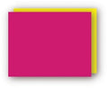 Foam Board Geographics 50X75Cm Fluoro Pink/Yellow
