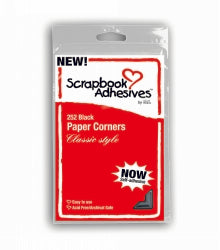 Photo Corners 3L Paper 126'S Classic Black