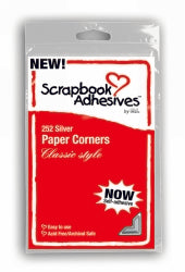 Photo Corners 3L Paper 126'S Classic Silver
