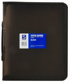 Binder Sovereign A4 2R Zipper W/Handle Black