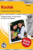 Paper Photo Kodak 4X6 Premium Matte 200Gsm Pk100