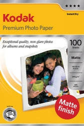 Paper Photo Kodak 4X6 Premium Matte 200Gsm Pk100