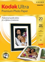 Paper Photo Kodak A4 Ultra Premium I/J 280Gsm Pk20